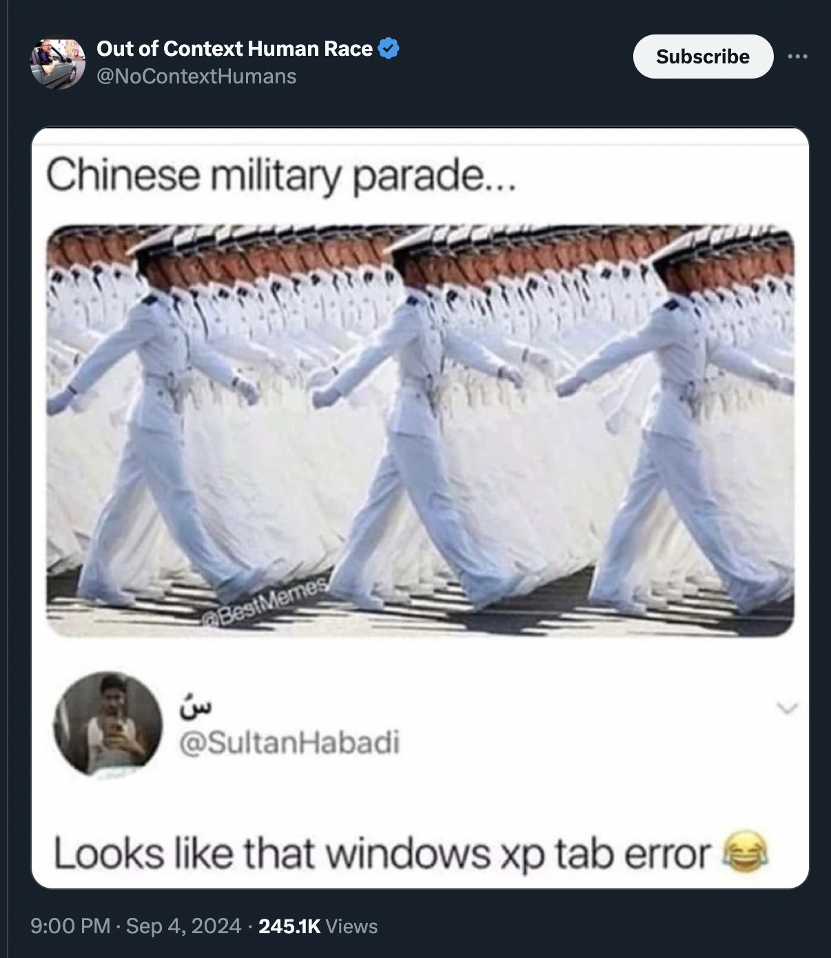 china army marching - Out of Context Human Race Chinese military parade... BestMemes Subscribe Looks that windows xp tab error Views